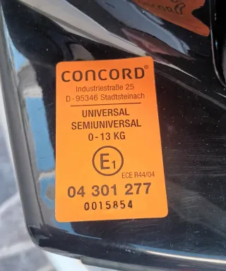 Silla coche Concord Grupo 0