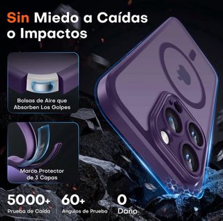 Funda Magsafe iPhone 15 Pro Morado