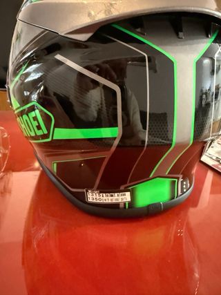Casco Shoei NXR2 Prologue TC4 Verde/Negro/Plata