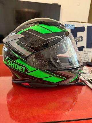 Casco Shoei NXR2 Prologue TC4 Verde/Negro/Plata