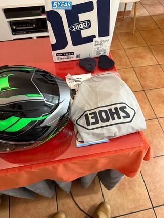 Casco Shoei NXR2 Prologue TC4 Verde/Negro/Plata
