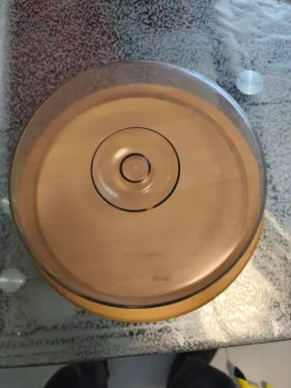 Portaformaggio legno e plastica