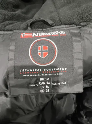 Anorak Chico Bantouna Norway Negro.