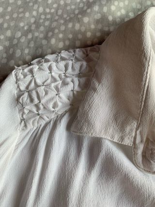 Camisa Zara Blanca Talla M