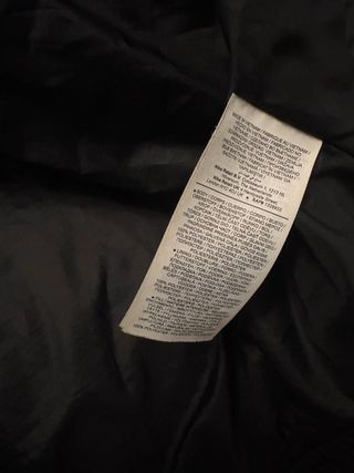 Abrigo largo Nike negro