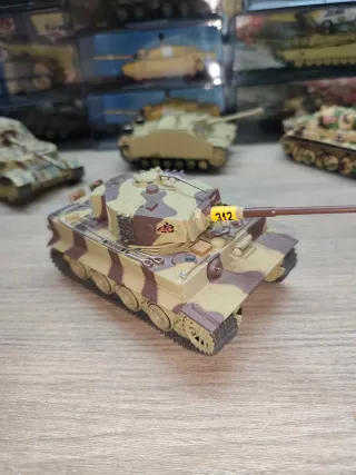 Miniatura Carro de combate Tiger I Tanque Maqueta
