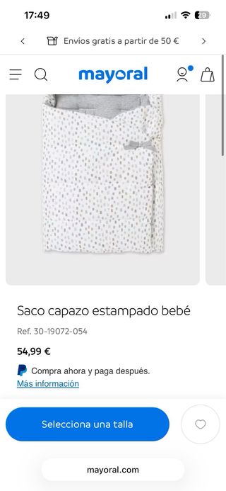 Saco capazo Mayoral con estampado