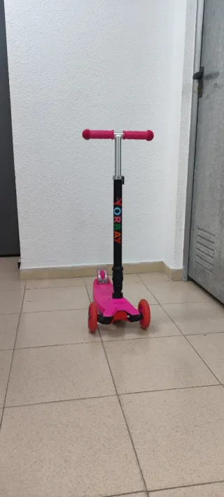 Patinete 3 ruedas plegable Yorbay