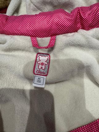 Tuta da neve Chicco bambina rosa