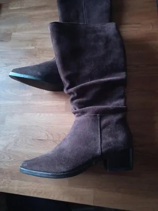 Botas Mango Marrones Talla 38