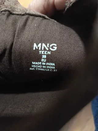 Botas Mango Marrones Talla 38