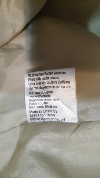 Gabardina mujer beige