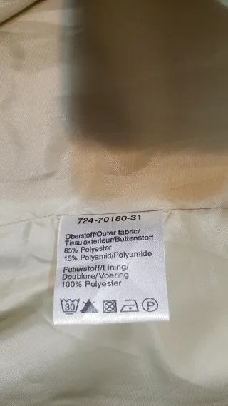 Gabardina mujer beige