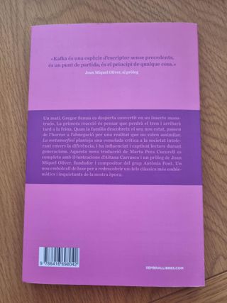 La metamorfosi (Sembra Llibres) (Catalan Edition)