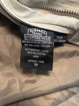 Chaqueta Camel Trophy Adventure Wear 90s Talla XL