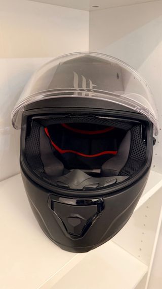 Casco integral MT Thunder 3+visor solar+funda