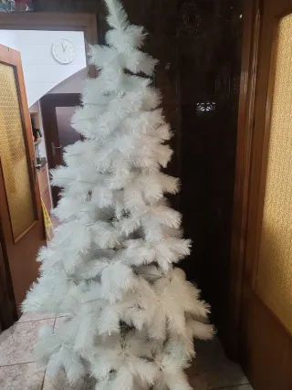 Árbol de Navidad Blanco 210cm