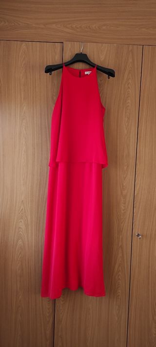 Vestido largo rojo fiesta