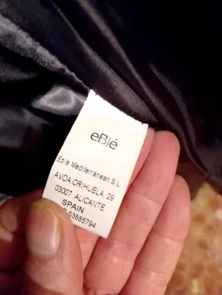 Chaquetón eBlé negro