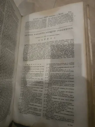 Libro antiguo Derecho Canónico – Fagnani – Venecia