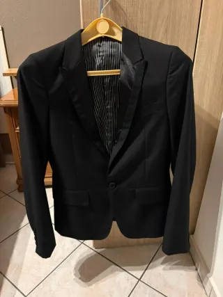 Giacca elegante uomo nera tg 44