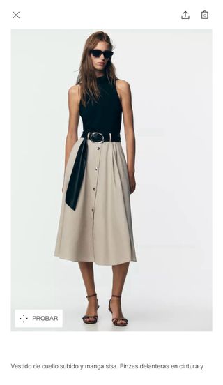 Vestido Zara colección invierno 2025