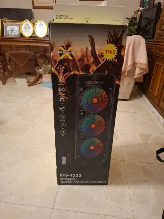 Altavoz DG DG-1233 Super Bass TWS