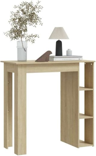 Mesa alta de madera a estrenar