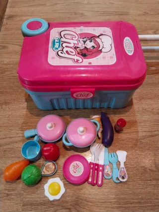 Maleta Cocinita Chef Rosa