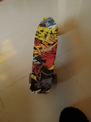 Skateboarding colorido