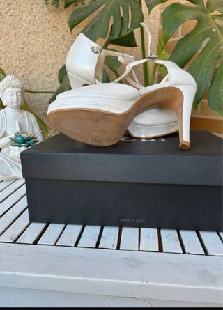 Zapatos de Novia Lodi Blancos Tacon