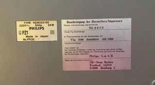 Computer Philips VG8020 MSX