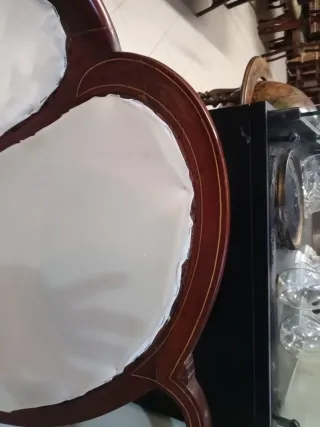 Divanetto Liberty tessuto e legno