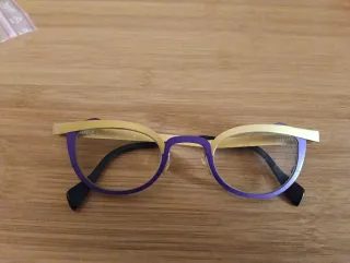 Gafas Anne et Valentin Oro y Morado montura gafa