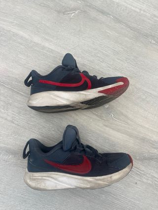 Zapatillas niño azul y rojo