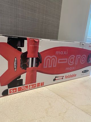 Patinete Maxi Micro Infantil Rojo