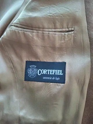 Chaqueta Americana Talla XL Beige