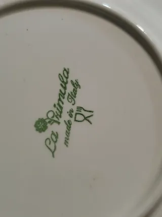 Set di piatti in porcellana bianca