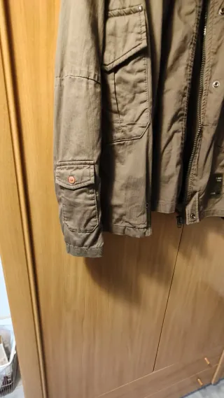 Chaqueta Safari Mujer Talla M Verde Oliva