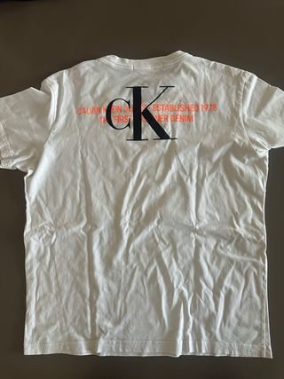T-shirt Calvin Klein Jeans bianca