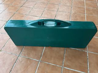 Tavolo pieghevole da campeggio con 4 posti a sedere