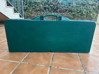 Tavolo pieghevole da campeggio con 4 posti a sedere