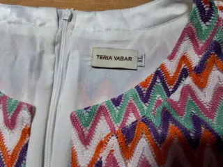 Vestido Teria Yabar Zigzag Multicolor