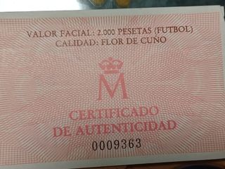 2000 ptas 1990 Carlos I Juan Rey