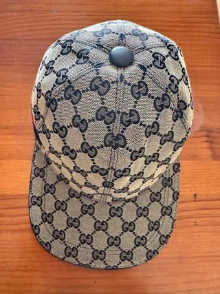 Gorra Gucci Beige/Marrón GG Monogram