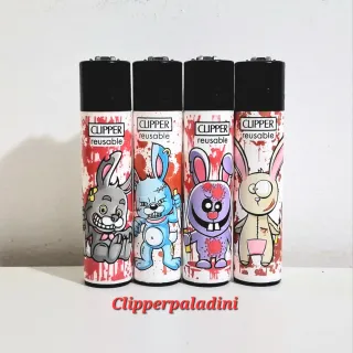 Accendini Clipper Set 4 Pezzi