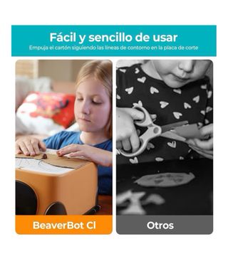 Cortador de cartón infantil Beaverbot