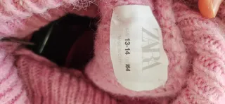 Jersey Invierno Cuello Alto Rosa