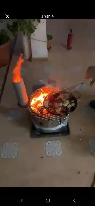 Estufa/Parrilla Portátil Exterior