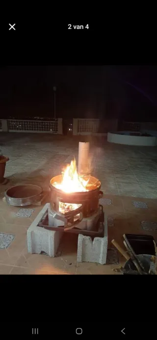 Estufa/Parrilla Portátil Exterior